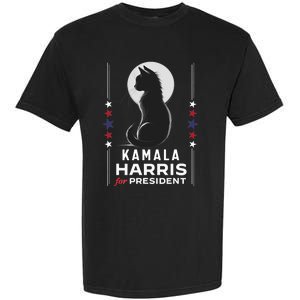 Kamala Harris Cat Ladies Vote Positive Funny 2024 Garment-Dyed Heavyweight T-Shirt