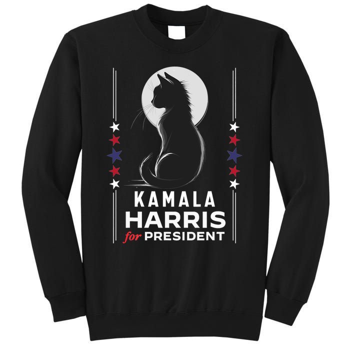 Kamala Harris Cat Ladies Vote Positive Funny 2024 Sweatshirt