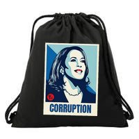 Kamala Harris Corruption Drawstring Bag