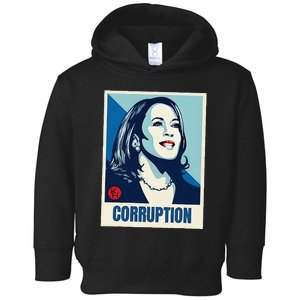 Kamala Harris Corruption Toddler Hoodie