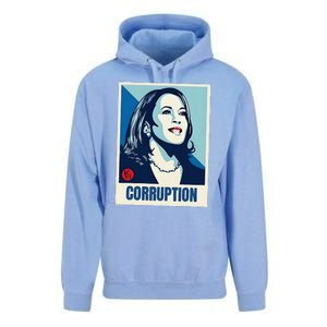 Kamala Harris Corruption Unisex Surf Hoodie