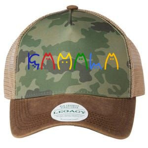 Kamala Harris Cat Lettering Funny Legacy Tie Dye Trucker Hat