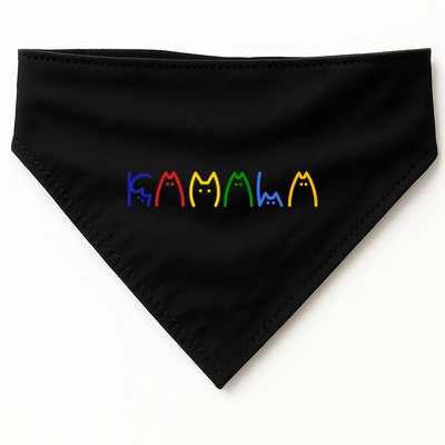 Kamala Harris Cat Lettering Funny USA-Made Doggie Bandana