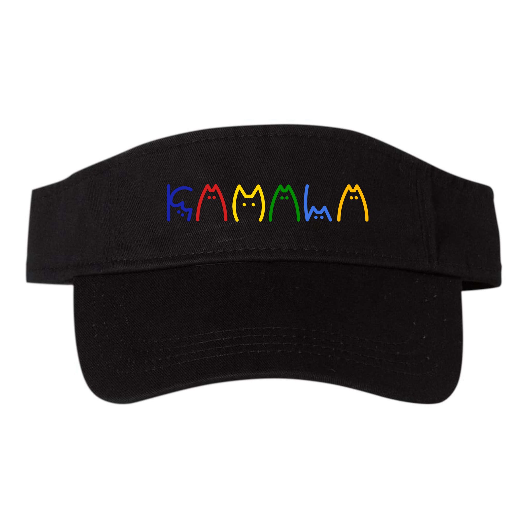Kamala Harris Cat Lettering Funny Visor