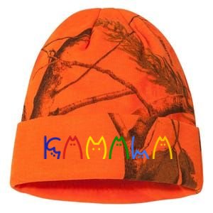 Kamala Harris Cat Lettering Funny Kati Licensed 12" Camo Beanie