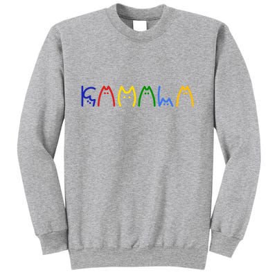 Kamala Harris Cat Lettering Funny Sweatshirt