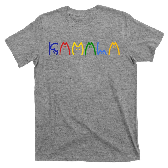 Kamala Harris Cat Lettering Funny T-Shirt