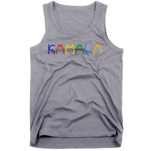 Kamala Harris Cat Lettering Funny Tank Top