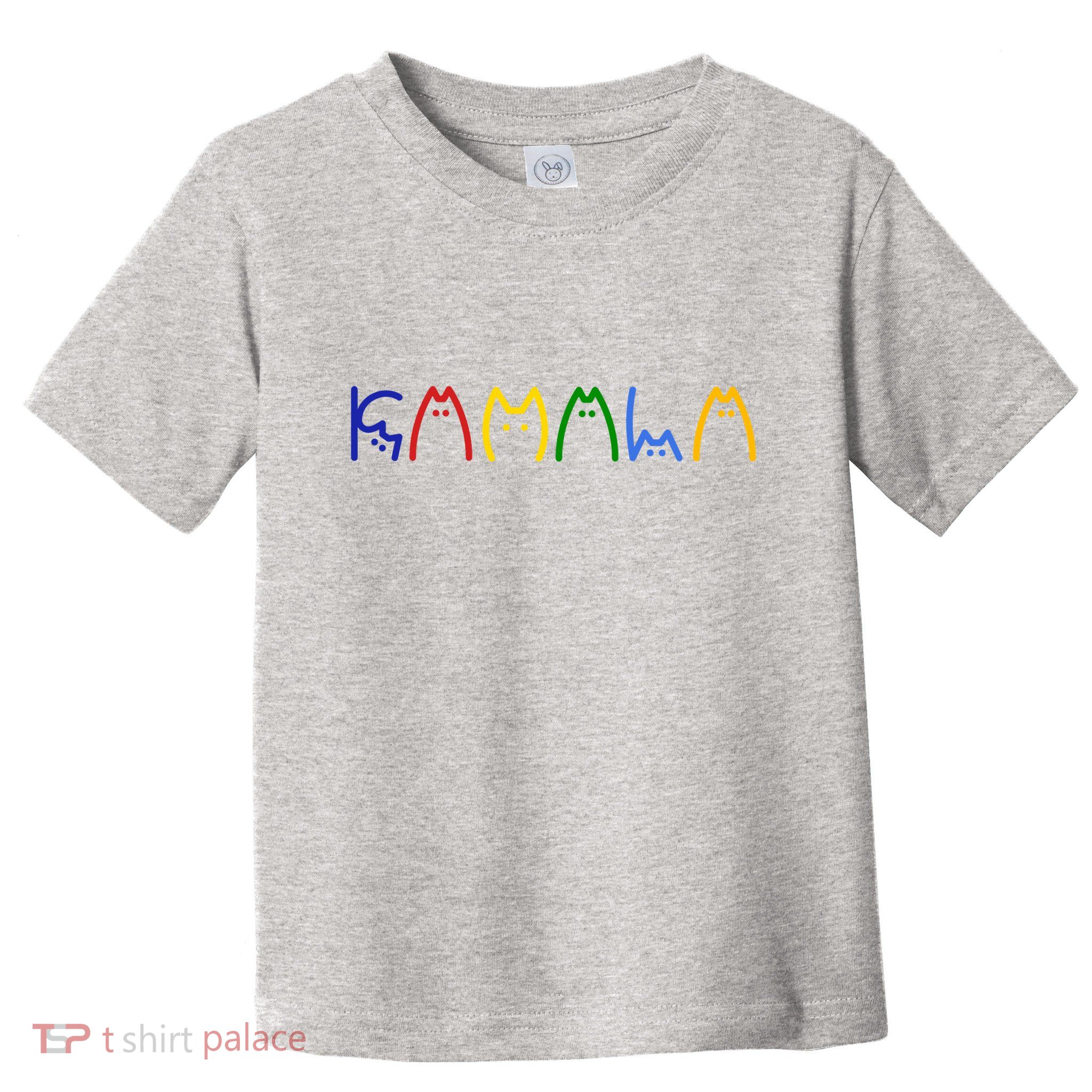 Kamala Harris Cat Lettering Funny Toddler T-Shirt