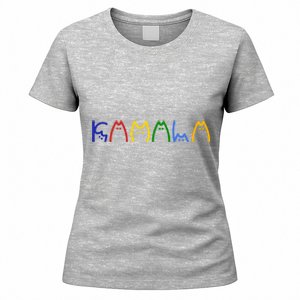 Kamala Harris Cat Lettering Funny Women's T-Shirt