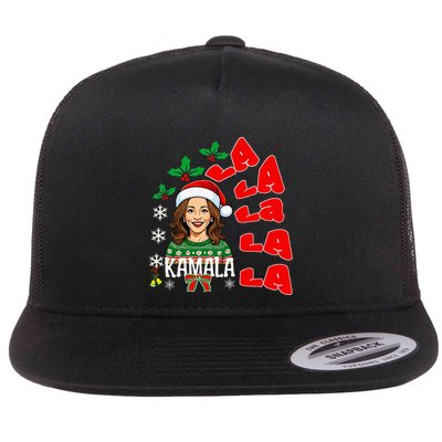 Kamala Harris Christmas Holiday Kamalalalala Flatbill Hat