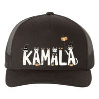 Kamala Halloween Cat Lover Witch Name Design Yupoong Adult 5-Panel Trucker Hat