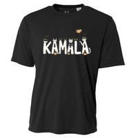 Kamala Halloween Cat Lover Witch Name Design Cooling Performance Crew T-Shirt