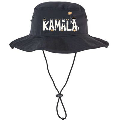 Kamala Halloween Cat Lover Witch Name Design Legacy Cool Fit Booney Bucket Hat