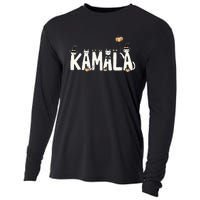 Kamala Halloween Cat Lover Witch Name Design Cooling Performance Long Sleeve Crew