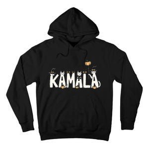 Kamala Halloween Cat Lover Witch Name Design Tall Hoodie