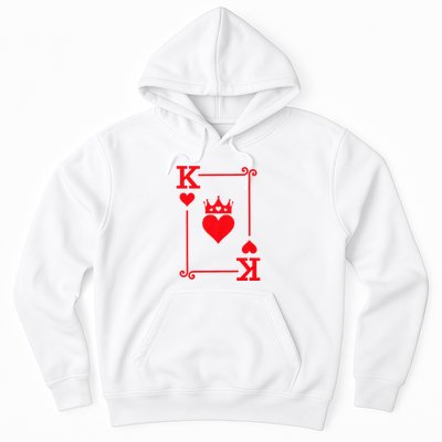 King Hearts Card Costume Playing Cards King Of Hearts Hoodie