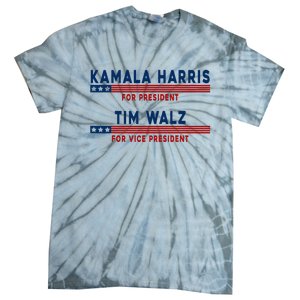 Kamala Harris Cat Lettering Positive Minimalist Premium Tie-Dye T-Shirt