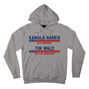 Kamala Harris Cat Lettering Positive Minimalist Premium Tall Hoodie