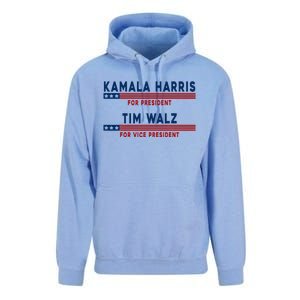 Kamala Harris Cat Lettering Positive Minimalist Premium Unisex Surf Hoodie