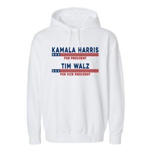 Kamala Harris Cat Lettering Positive Minimalist Premium Garment-Dyed Fleece Hoodie