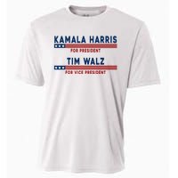 Kamala Harris Cat Lettering Positive Minimalist Premium Cooling Performance Crew T-Shirt