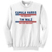 Kamala Harris Cat Lettering Positive Minimalist Premium Sweatshirt