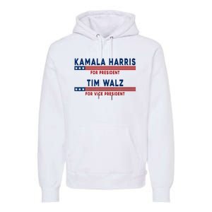 Kamala Harris Cat Lettering Positive Minimalist Premium Premium Hoodie