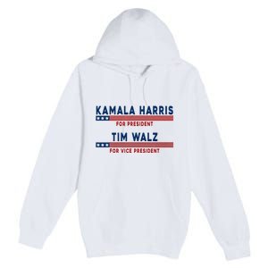 Kamala Harris Cat Lettering Positive Minimalist Premium Premium Pullover Hoodie