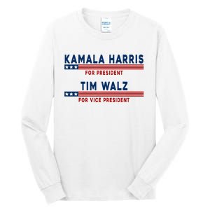 Kamala Harris Cat Lettering Positive Minimalist Premium Tall Long Sleeve T-Shirt