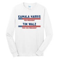 Kamala Harris Cat Lettering Positive Minimalist Premium Tall Long Sleeve T-Shirt