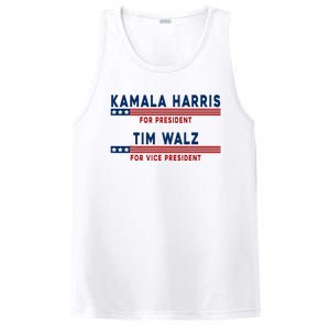 Kamala Harris Cat Lettering Positive Minimalist Premium PosiCharge Competitor Tank