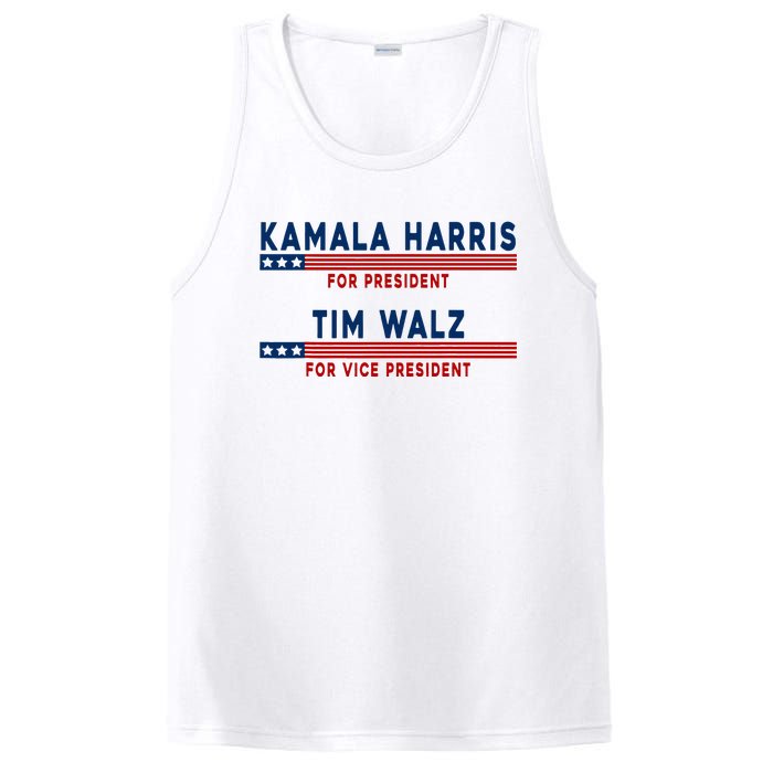 Kamala Harris Cat Lettering Positive Minimalist Premium PosiCharge Competitor Tank