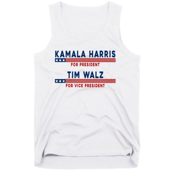 Kamala Harris Cat Lettering Positive Minimalist Premium Tank Top