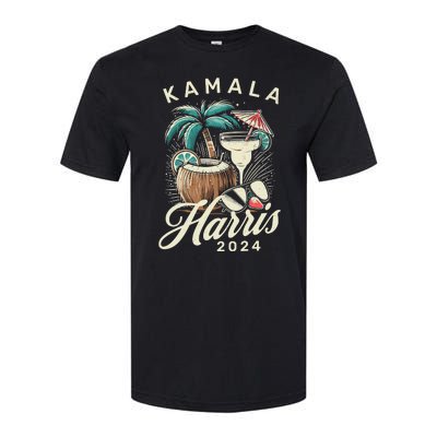 Kamala Harris Coconut Tree Softstyle® CVC T-Shirt