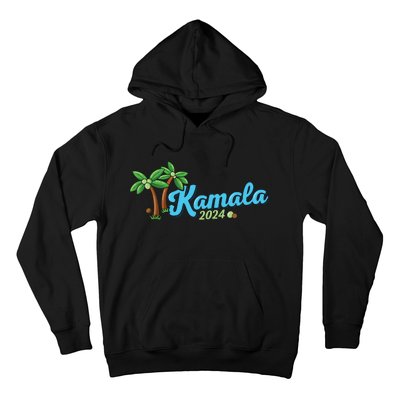 Kamala Harris Coconut Tree 2024 Democrat For President Hoodie