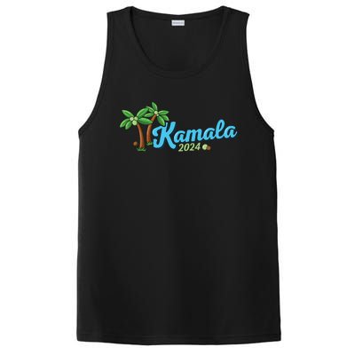 Kamala Harris Coconut Tree 2024 Democrat For President PosiCharge Competitor Tank