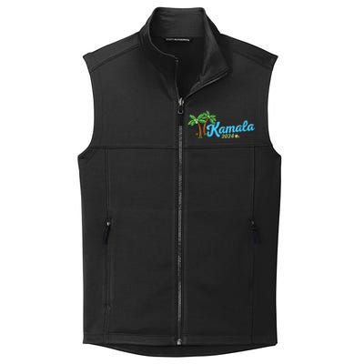 Kamala Harris Coconut Tree 2024 Democrat For President Collective Smooth Fleece Vest