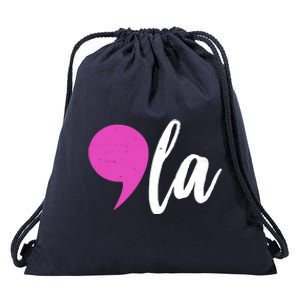 Kamala Harris Comma 2024 Election Drawstring Bag