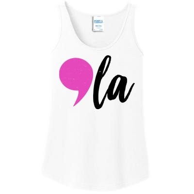 Kamala Harris Comma 2024 Election Ladies Essential Tank