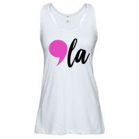 Kamala Harris Comma 2024 Election Ladies Essential Flowy Tank