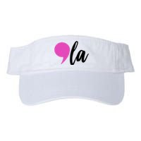 Kamala Harris Comma 2024 Election Valucap Bio-Washed Visor