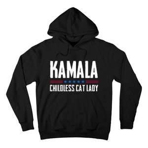 Kamala Harris Childless Cat Lady 2024 Hoodie