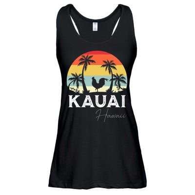 Kauai Hawaii Chicken Lover Souvenir Ladies Essential Flowy Tank