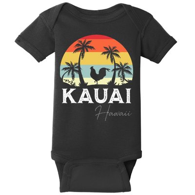 Kauai Hawaii Chicken Lover Souvenir Baby Bodysuit