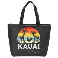 Kauai Hawaii Chicken Lover Souvenir Zip Tote Bag