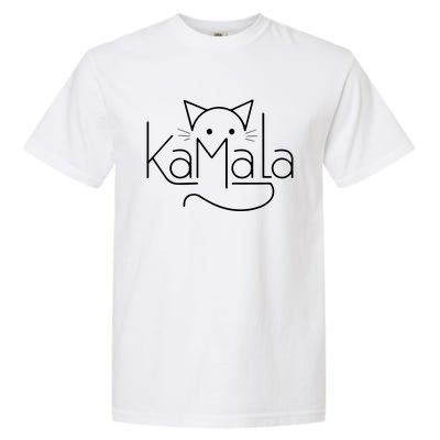 Kamala Harris Cat Lettering Positive Minimalist Garment-Dyed Heavyweight T-Shirt