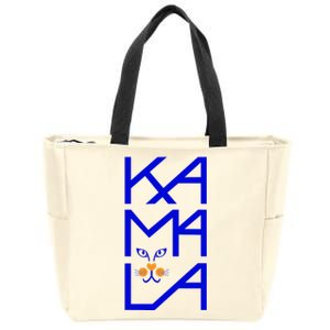 Kamala Harris Cat Funny 2024 President Zip Tote Bag