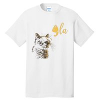 Kamala Harris Cat Lettering Alphabet Cat Lady Tall T-Shirt