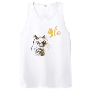 Kamala Harris Cat Lettering Alphabet Cat Lady PosiCharge Competitor Tank